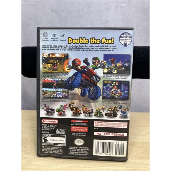 Nintendo GameCube, 2003 Mario Kart: Double Dash!! Complete Including MC - Picture 3 of 6